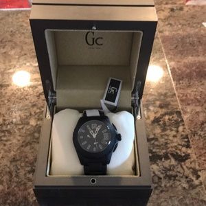 SOLD- Men's Guess Collection GC black Swiss XXL